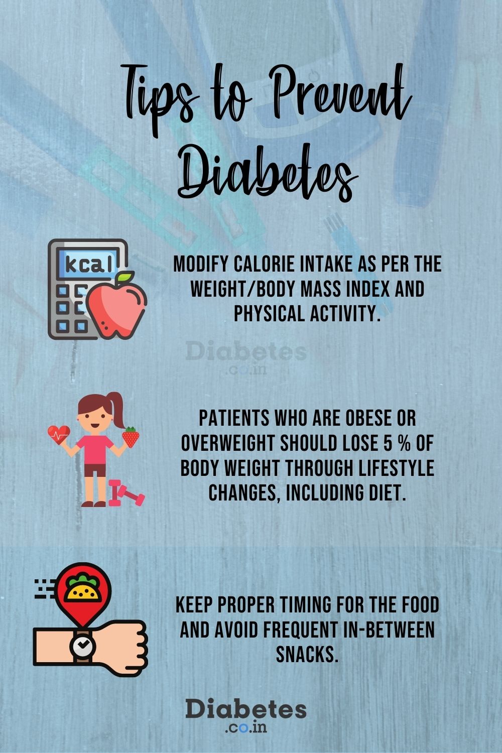 tips to prevent diabetes